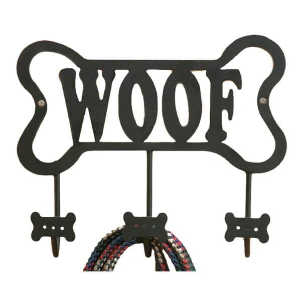 9" x 7.5" Woof Dog Bone Wall Hook